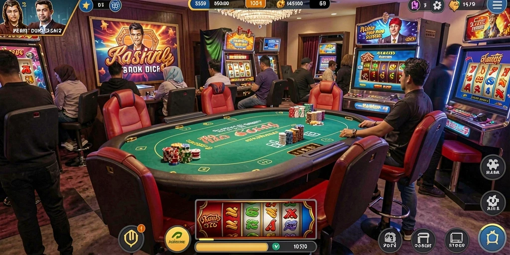 Tampilan antarmuka utama 4P4P yang menarik.