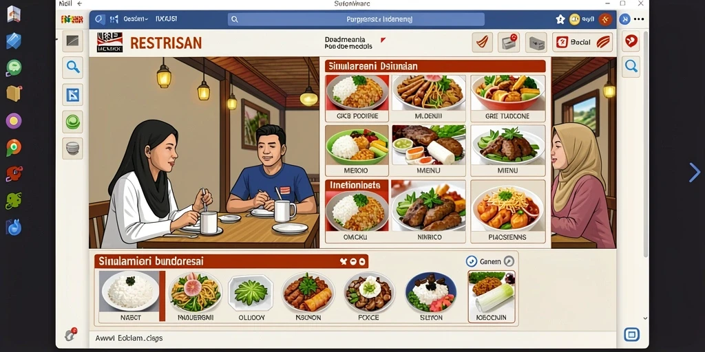 Tampilan antarmuka yang user-friendly.