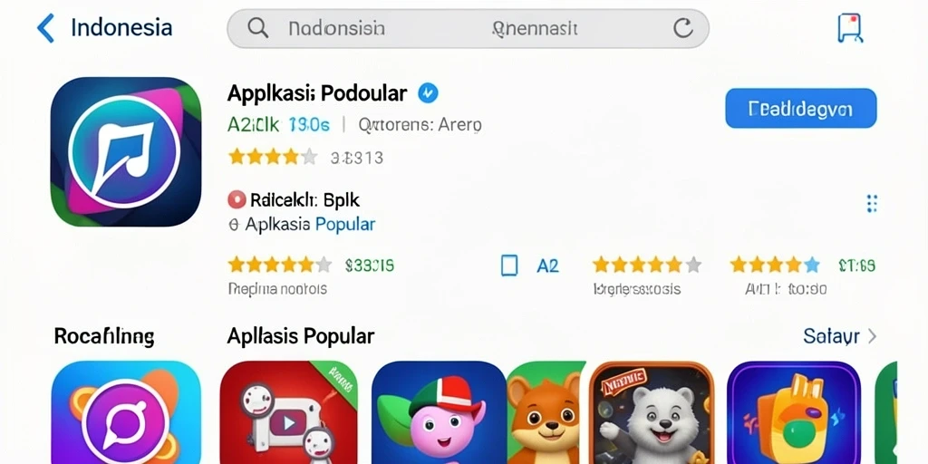 Tampilan antarmuka aplikasi yang modern dan menarik.