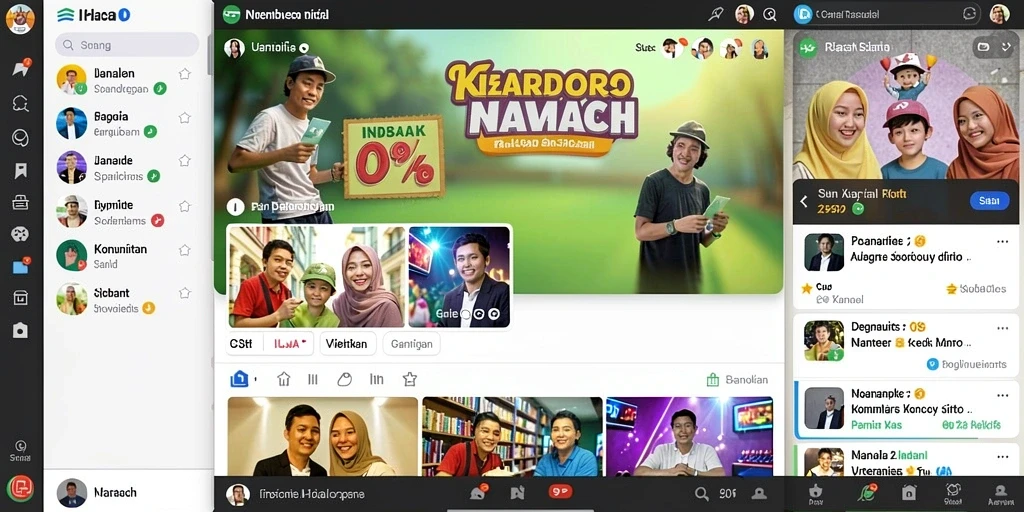 Tampilan antarmuka yang ramah pengguna.
