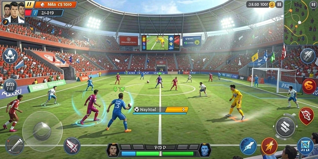 Tampilan antarmuka yang memudahkan navigasi permainan.