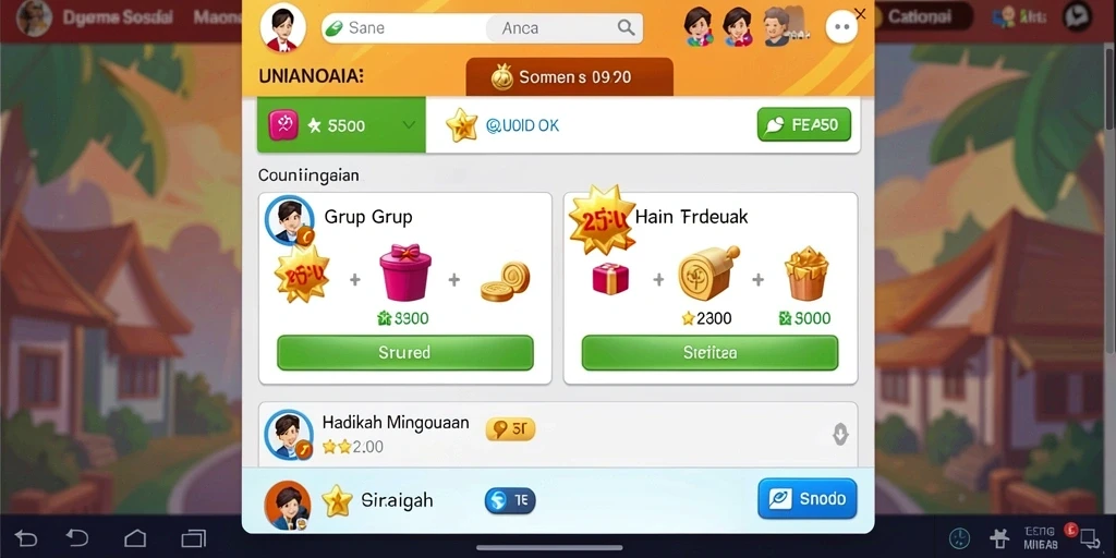 Tampilan awal yang menarik dan intuitif.