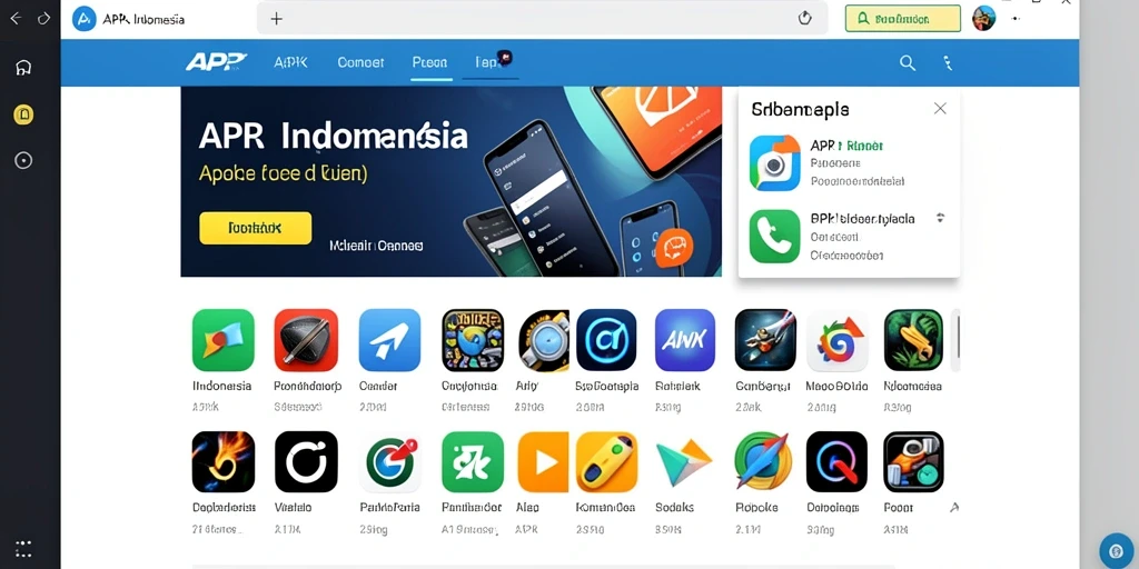 Tampilan awal yang menarik dan mudah dinavigasi.