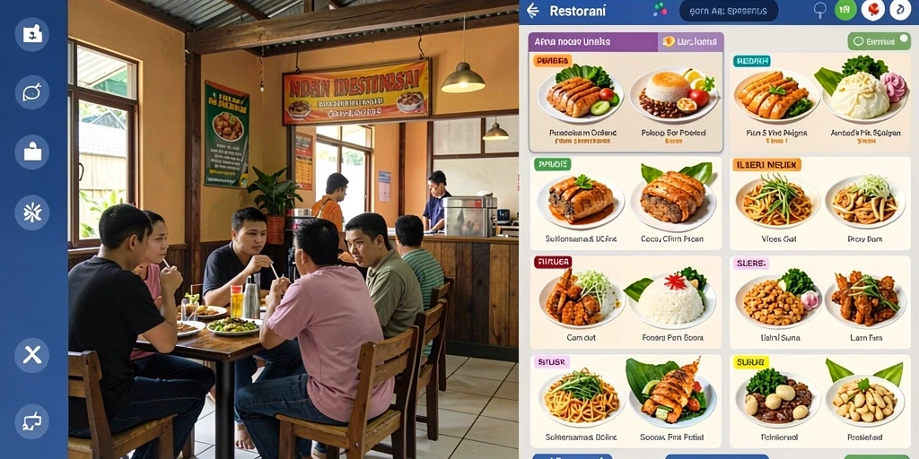 Screenshot menunjukkan tampilan awal aplikasi MEGA338 yang menarik.
