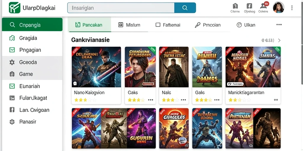 Tampilan antarmuka yang intuitif dan menarik.