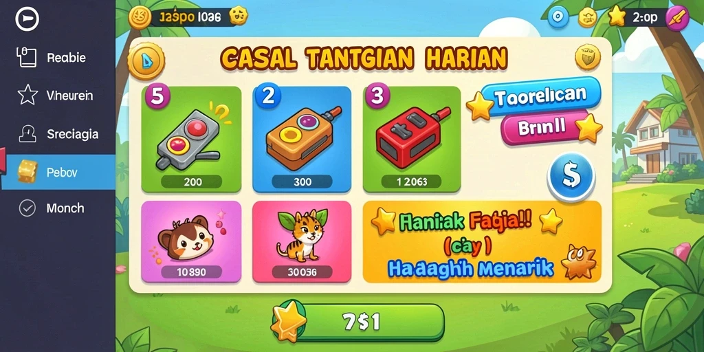 Tampilan antarmuka pengguna yang menarik.